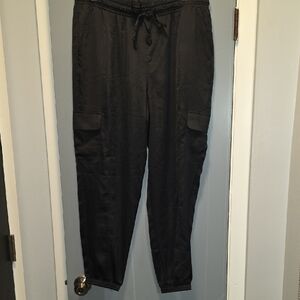 RACHEL Rachel Roy Black Cargo Pants
